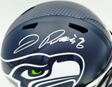 Jadarian Price Autographed Seattle Seahawks Blue Full Size Speed Replica Helmet Beckett BAS Witness Stock #268012