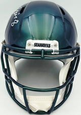 Jadarian Price Autographed Seattle Seahawks Rivalries Full Size Speed Replica Helmet Beckett BAS Witness Stock #268013