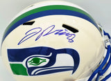 Jadarian Price Autographed Seattle Seahawks Cream Retro Full Size Speed Replica Helmet Beckett BAS Witness Stock #268014