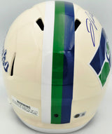 Jadarian Price Autographed Seattle Seahawks Cream Retro Full Size Speed Replica Helmet Beckett BAS Witness Stock #268014