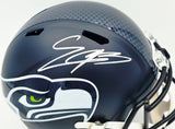Nick Emmanwori Autographed Seattle Seahawks Blue Full Size Speed Replica Helmet Beckett BAS Witness Stock #268015