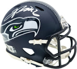 Jadarian Price Autographed Seattle Seahawks Blue Speed Mini Helmet Beckett BAS Witness Stock #268030