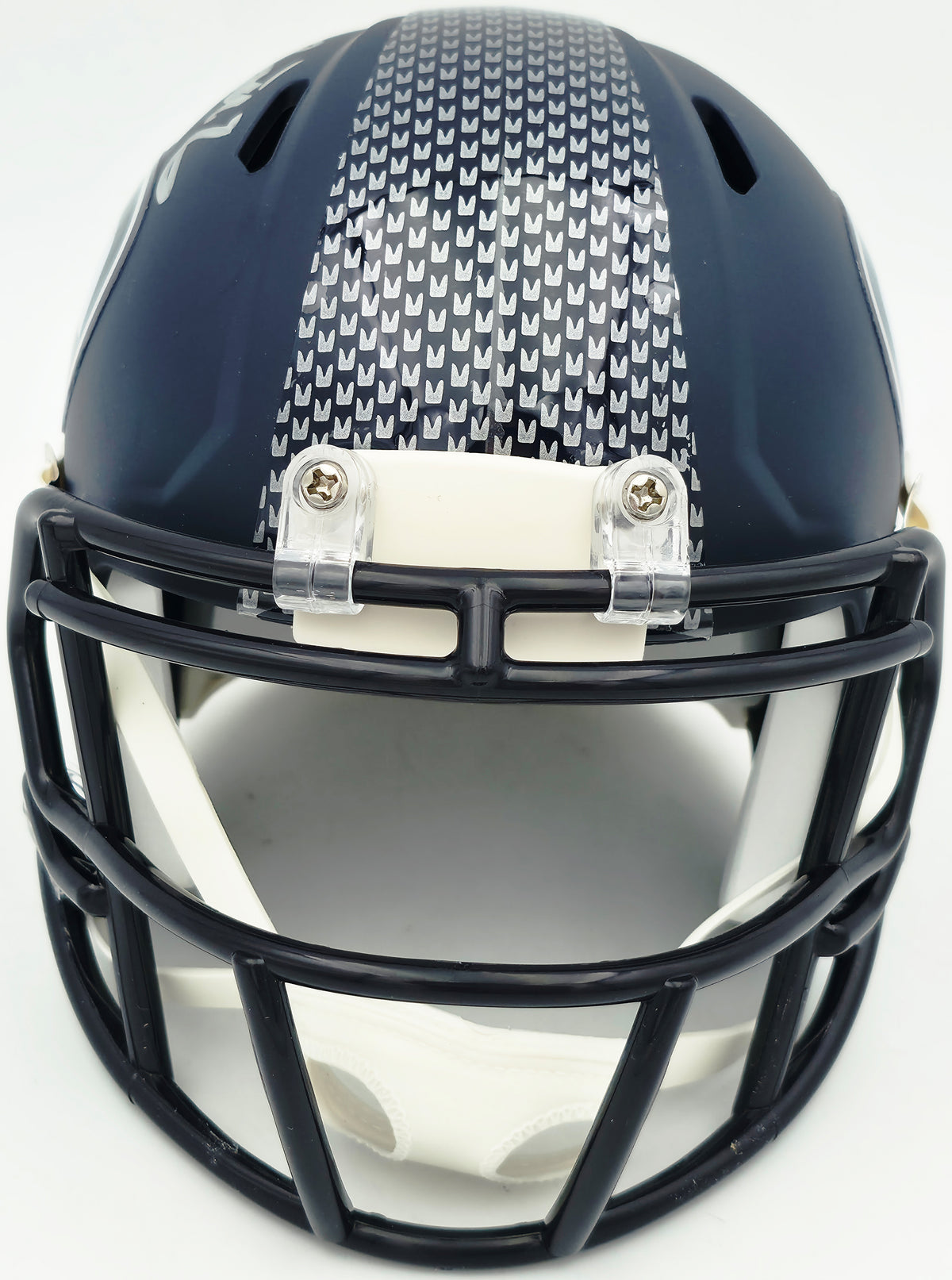 Jadarian Price Autographed Seattle Seahawks Blue Speed Mini Helmet Beckett BAS Witness Stock #268030