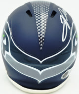 Jadarian Price Autographed Seattle Seahawks Blue Speed Mini Helmet Beckett BAS Witness Stock #268030