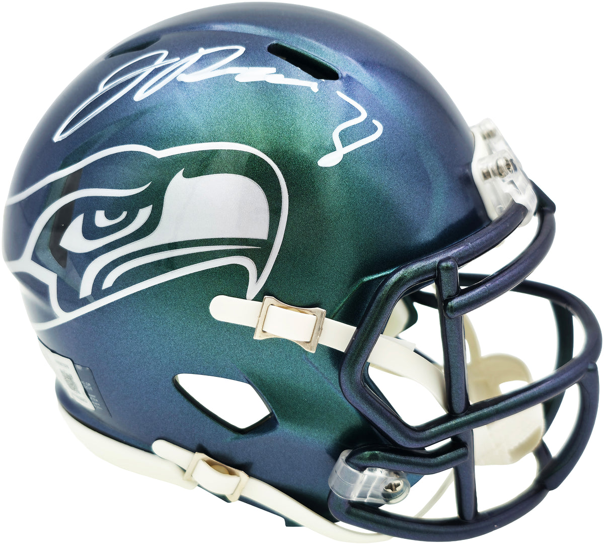 Jadarian Price Autographed Seattle Seahawks Rivalries Speed Mini Helmet Beckett BAS Witness Stock #268031