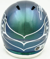 Jadarian Price Autographed Seattle Seahawks Rivalries Speed Mini Helmet Beckett BAS Witness Stock #268031