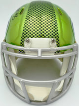 Jadarian Price Autographed Seattle Seahawks Flash Green Speed Mini Helmet Beckett BAS Witness Stock #268032