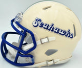 Jadarian Price Autographed Seattle Seahawks Cream Retro Speed Mini Helmet Beckett BAS Witness Stock #268033