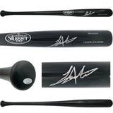 Lazaro Montes Autographed Black Louisville Slugger Pro Stock Bat Seattle Mariners MCS Holo Stock #268003