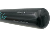 Lazaro Montes Autographed Black Louisville Slugger Pro Stock Bat Seattle Mariners MCS Holo Stock #268004