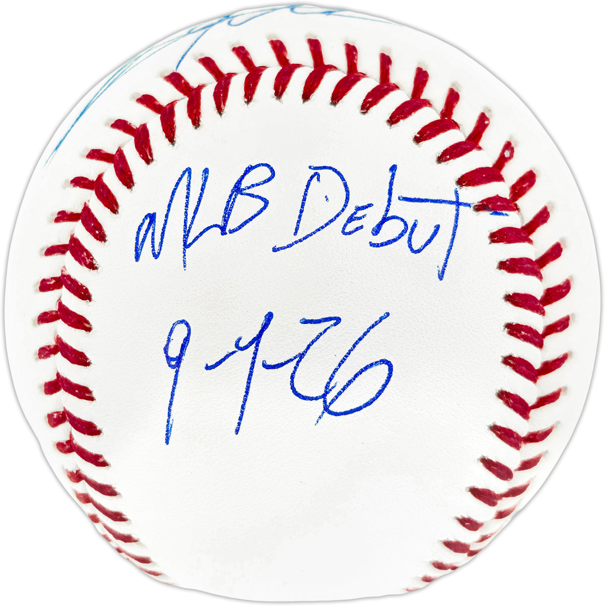 Lazaro Montes Autographed Official MLB Baseball Seattle Mariners "MLB Debut 9-1-26" MCS Holo Stock #268011