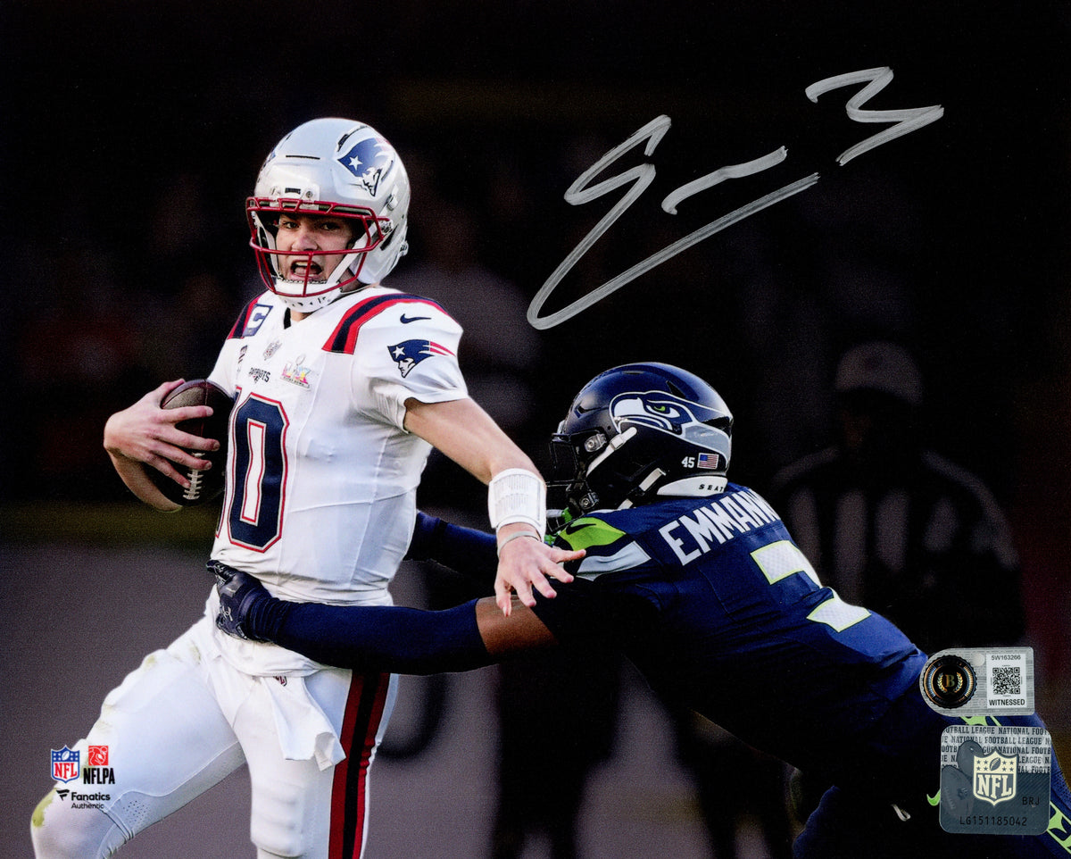 Nick Emmanwori Autographed 8x10 Photo Seattle Seahawks Super Bowl LX Beckett BAS Witness Stock #268073