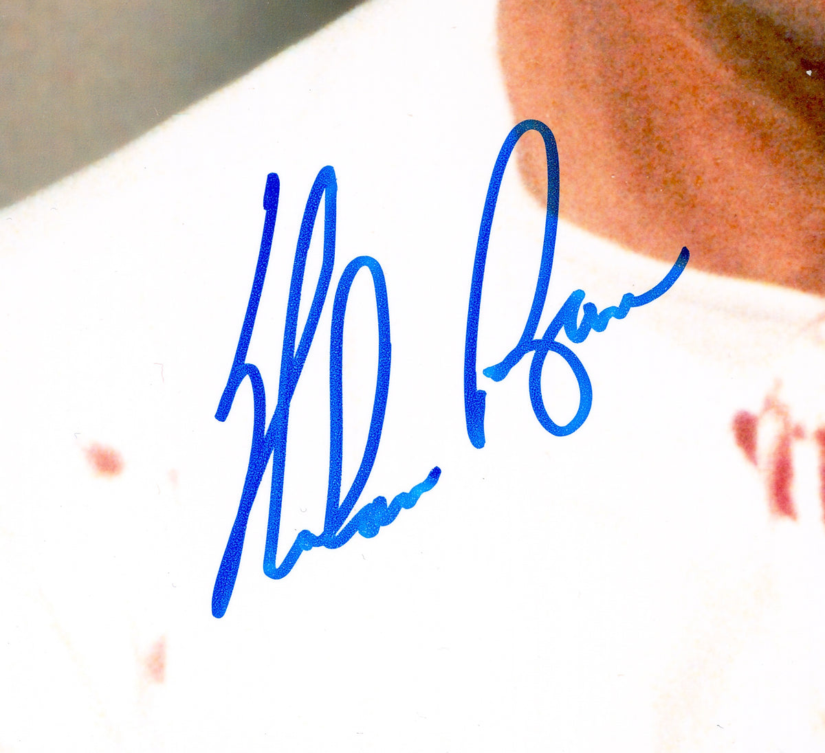 Nolan Ryan Autographed 11x14 Photo Texas Rangers Bloody Lip PSA/DNA ITP Stock #268054