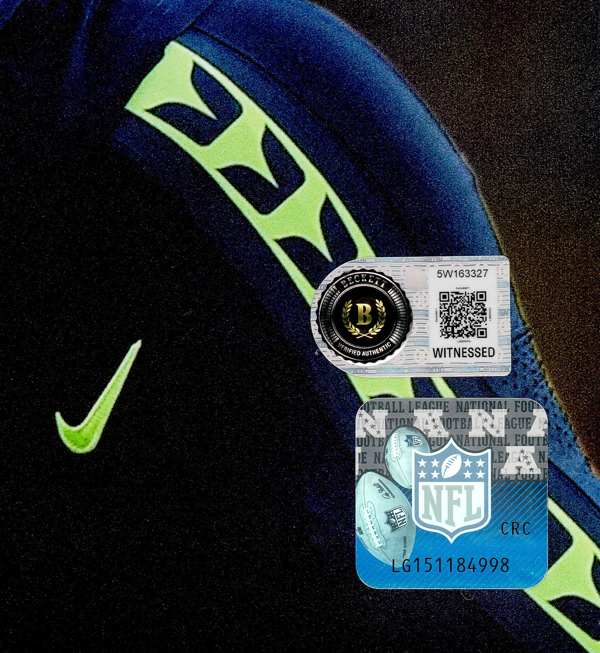 Nick Emmanwori Autographed 16x20 Photo Seattle Seahawks Super Bowl LX Beckett BAS Witness Stock #268072