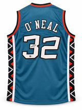 1996 All Star Shaquille O'Neal Autographed Teal Jersey Beckett BAS Witness Stock #267981