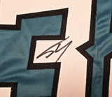 1996 All Star Shaquille O'Neal Autographed Teal Jersey Beckett BAS Witness Stock #267981
