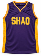 Los Angeles Lakers Shaquille O'Neal Autographed Purple Jersey Beckett BAS Witness Stock #267984