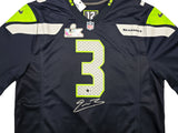 Seattle Seahawks Nick Emmanwori Autographed Blue Nike Super Bowl LX Patch Jersey Size XXL Beckett BAS Witness Stock #268029