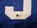 Seattle Seahawks Nick Emmanwori Autographed Blue Throwback Jersey Beckett BAS Witness Stock #268035
