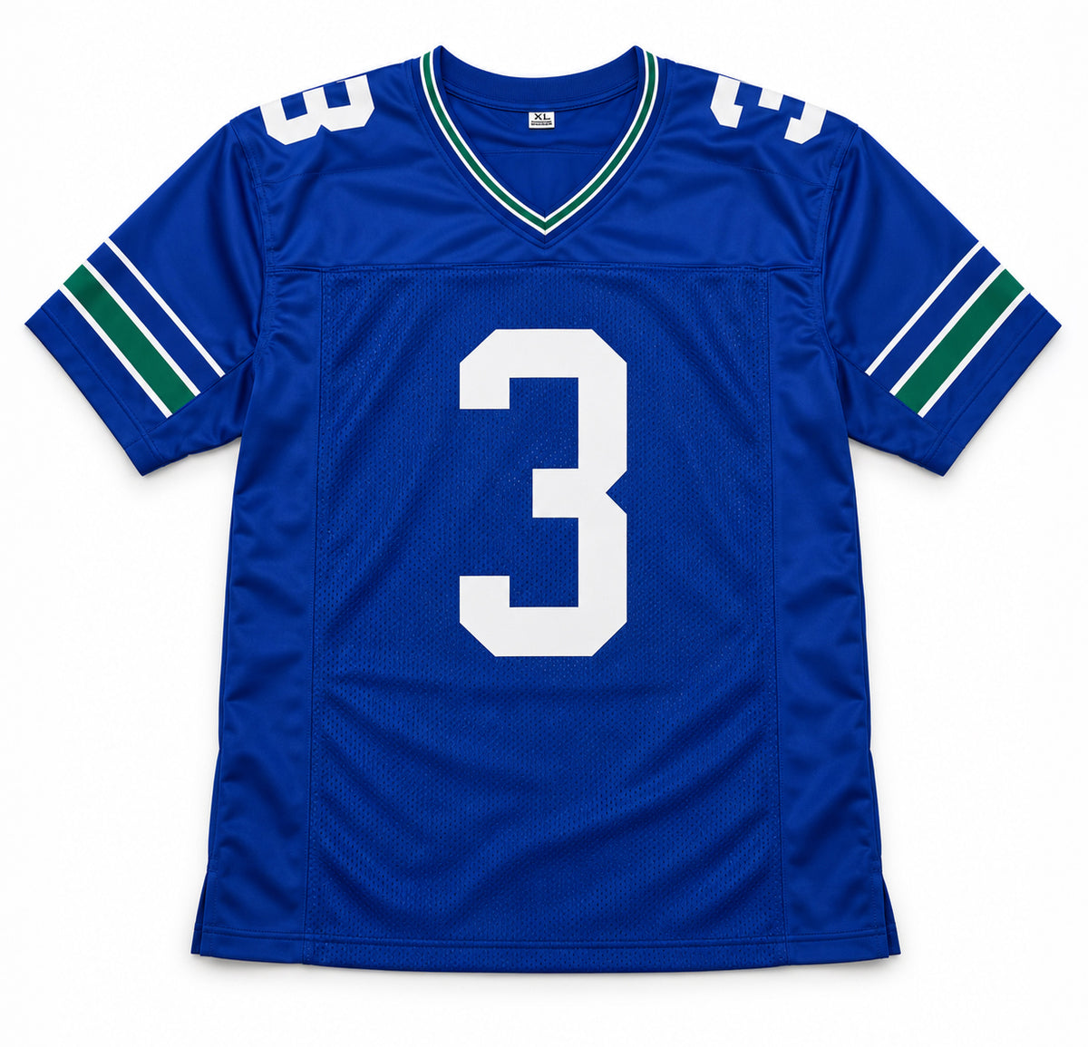Seattle Seahawks Nick Emmanwori Autographed Blue Throwback Jersey Beckett BAS Witness Stock #268035
