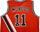 Buffalo Braves Bob McAdoo Autographed Orange Jersey JSA Witness Stock #268048
