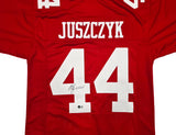 San Francisco 49ers Kyle Juszczyk Autographed Red Jersey Beckett BAS Witness Stock #268111