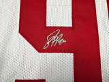 New York Giants Jason Pierre-Paul Autographed White Jersey JSA Witness Stock #268045