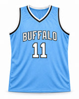 Buffalo Braves Bob McAdoo Autographed Blue Jersey JSA Witness Stock #268047