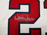 Anaheim Angels Wally Joyner Autographed White Jersey JSA Witness Stock #268049