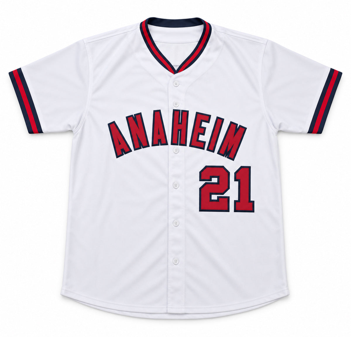 Anaheim Angels Wally Joyner Autographed White Jersey JSA Witness Stock #268049