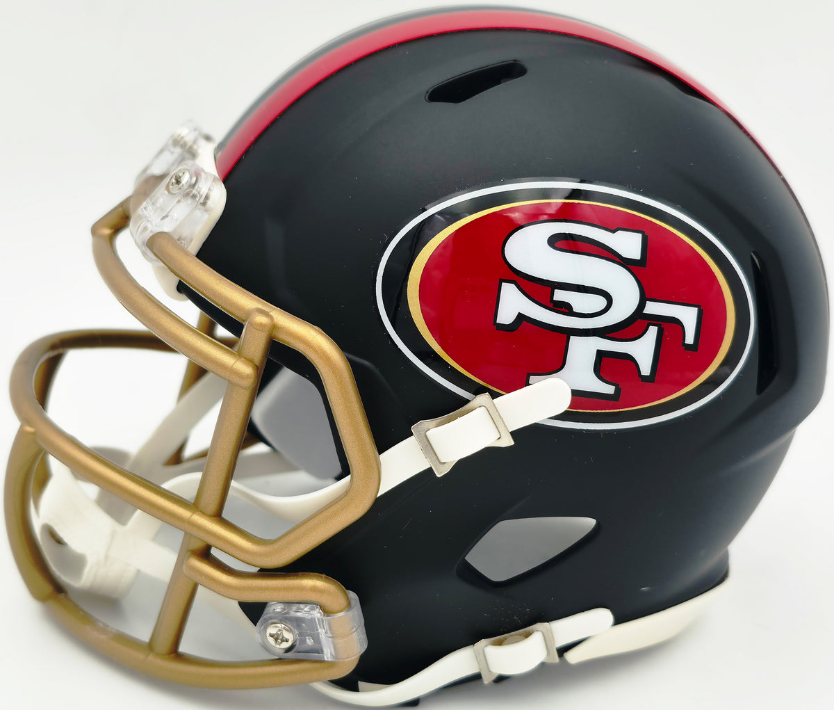 Kyle Juszczyk Autographed San Francisco 49ers Black Rivalries Speed Mini Helmet Beckett BAS Witness Stock #268109