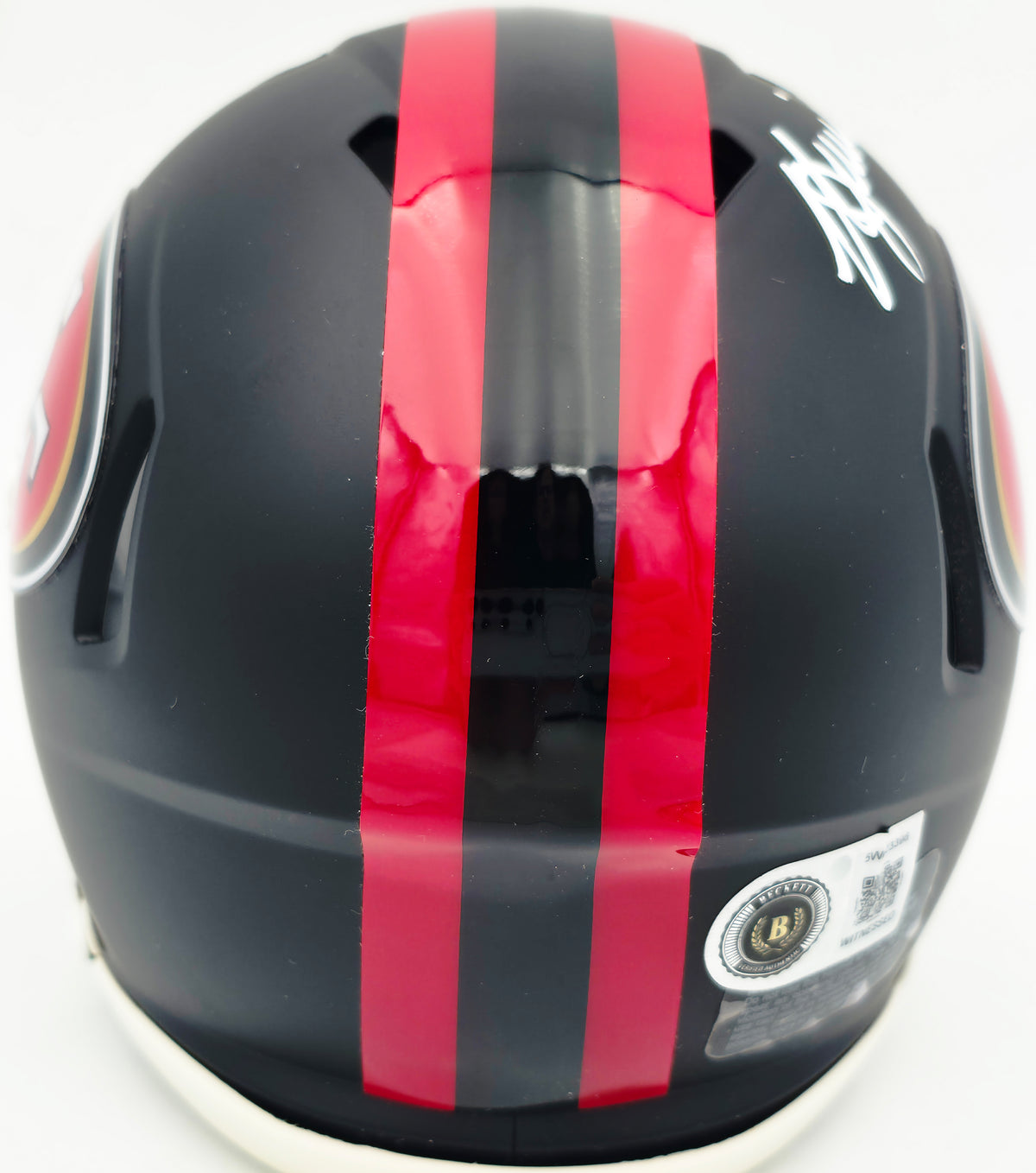 Kyle Juszczyk Autographed San Francisco 49ers Black Rivalries Speed Mini Helmet Beckett BAS Witness Stock #268109
