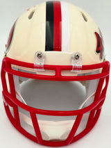 Kyle Juszczyk Autographed San Francisco 49ers Cream Retro Speed Mini Helmet Beckett BAS Witness Stock #268110