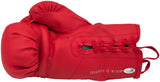 Tyson Fury Autographed Red Everlast Boxing Glove RH JSA Witness Stock #268097