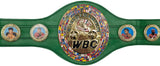 Tyson Fury Autographed Green WBC World Championship Belt JSA Witness Stock #268098