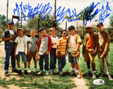 The Sandlot Cast Autographed 8x10 Photo With 7 Signatures Including Tom Guiry JSA Witness Stock #268117