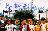 The Sandlot Cast Autographed 16x20 Photo With 7 Signatures Including Tom Guiry JSA Witness Stock #268119