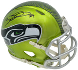 Brian Blades Autographed Seattle Seahawks Flash Green Speed Mini Helmet MCS Holo Stock #253614