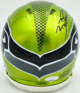 Brian Blades Autographed Seattle Seahawks Flash Green Speed Mini Helmet MCS Holo Stock #253614
