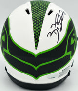 Brian Blades Autographed Seattle Seahawks Lunar Eclipse White Speed Mini Helmet MCS Holo Stock #253616