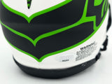Brian Blades Autographed Seattle Seahawks Lunar Eclipse White Speed Mini Helmet MCS Holo Stock #253616