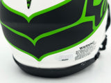 Brian Blades Autographed Seattle Seahawks Lunar Eclipse White Speed Mini Helmet MCS Holo Stock #253616