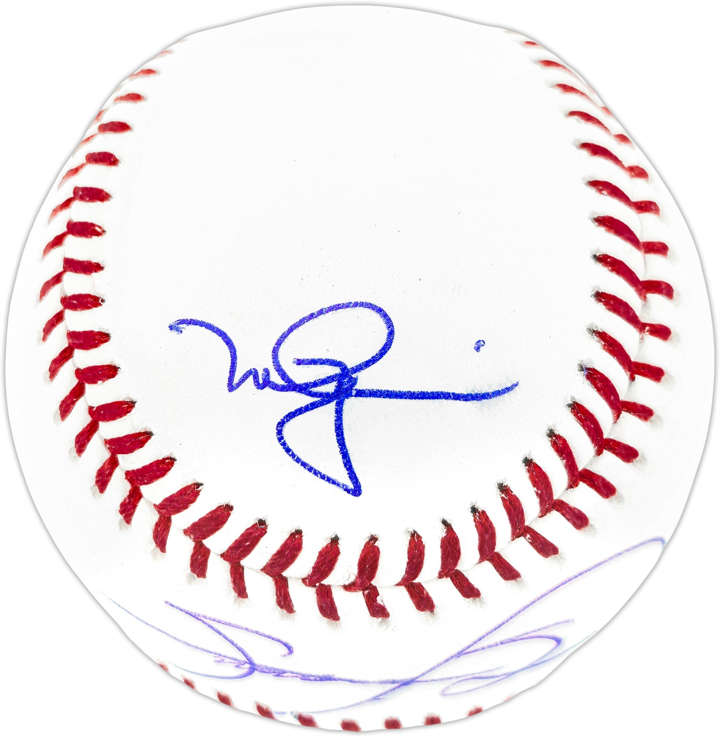 Sammy Sosa & Mark McGwire Autographed Official MLB Baseball Chicago Cubs, St. Louis Cardinals Beckett BAS Witness Stock #253599