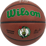 Larry Bird Autographed Composite Leather Boston Celtics Logo Basketball PSA/DNA ITP Stock #253570