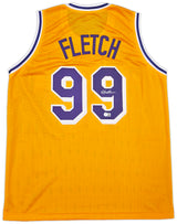 Fletch Chevy Chase Autographed Yellow Jersey Beckett BAS QR Stock #253591