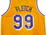 Fletch Chevy Chase Autographed Yellow Jersey Beckett BAS QR Stock #253591