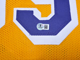 Fletch Chevy Chase Autographed Yellow Jersey Beckett BAS QR Stock #253591