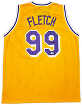 Fletch Chevy Chase Autographed Yellow Jersey Beckett BAS QR Stock #253590