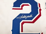 Texas Rangers Adrian Beltre Autographed White Jersey JSA Stock #253601