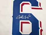 Texas Rangers Josh Jung Autographed White Jersey Beckett BAS Witness Stock #253565